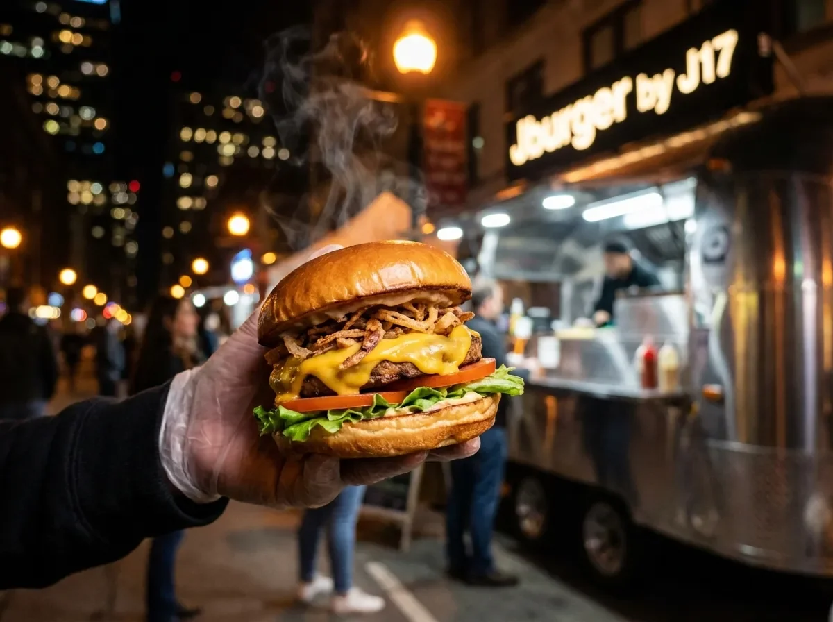 המבורגר טבעוני פרימיום של Jburger by J17